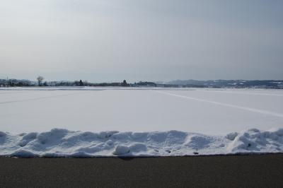 浦-雪景色