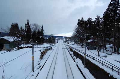 信越本線 雪景色 - 飯塚