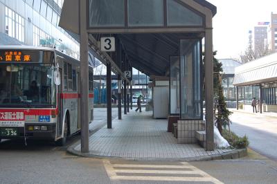 長岡駅大手口バスターミナル