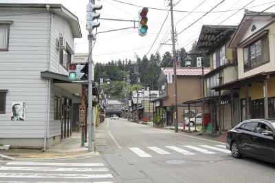 栃尾大町のまちなみ