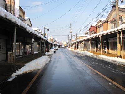 上町商店街 雁木通り